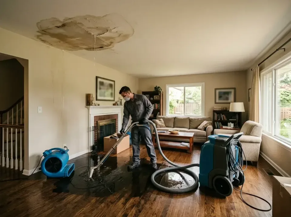 attic-pipe-burst-ceiling-drip-008 — frequently asked questions, Water Damage Restoration & Carpet Care in Jerseyville, IL